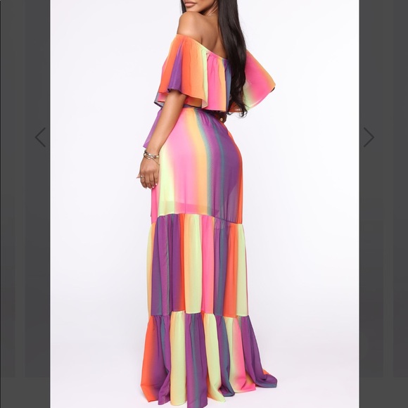 NWT fashion nova pride and joy maxi dress size s - Picture 2 of 7